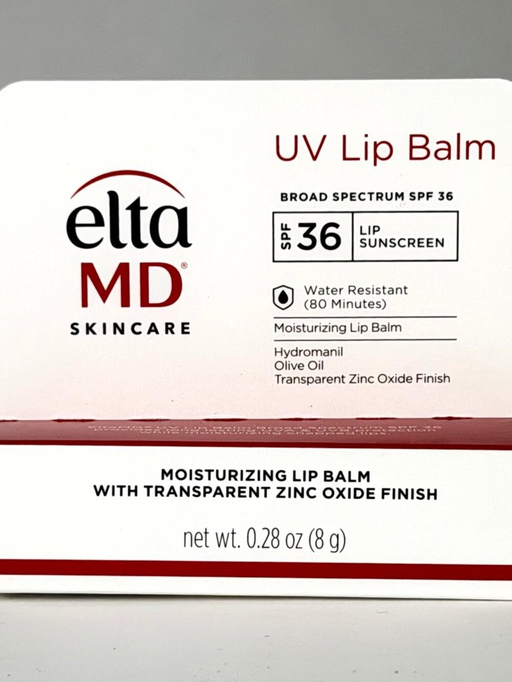 NIB EltaMD UV Lip Balm Broad Spectrum SPF 36 Sunscreen New In Box